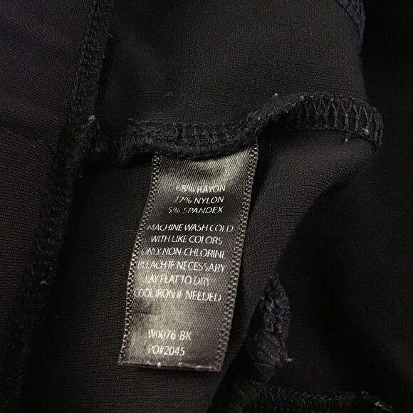 Betabrand Straight-Leg | Classic Dress Pant Yoga Pants (Black) Size Medium - Picture 7 of 10